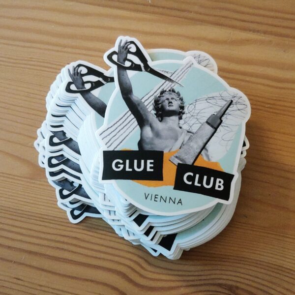 Glue Club Vienna Vinyl Sticker 3er Set