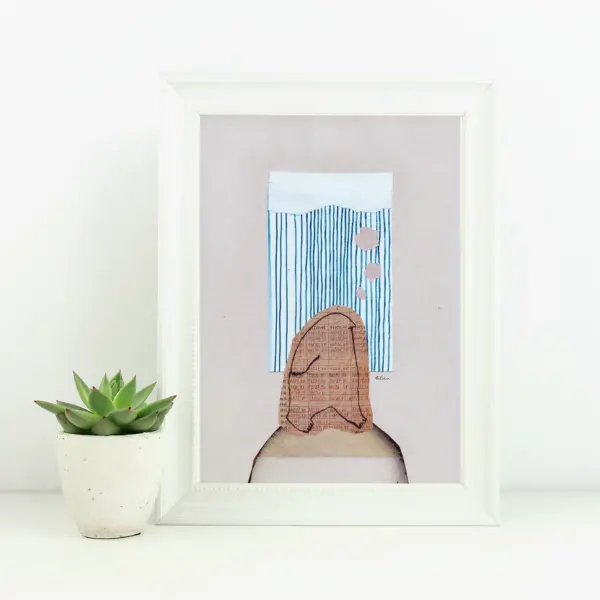 Rainy Days - A5 Kunstdruck